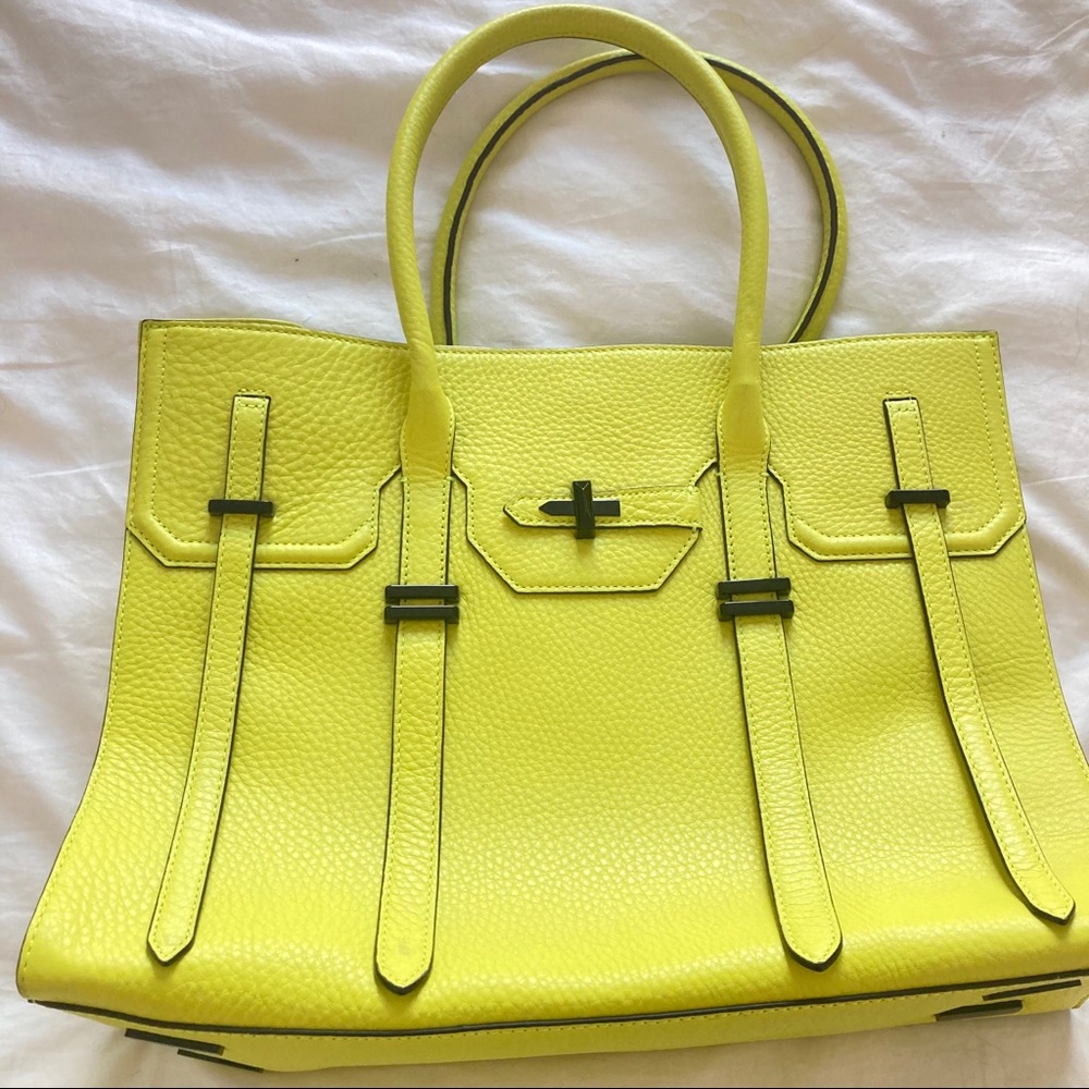 *Price Drop!* Rebecca Minkoff Acid Yellow Tote Bag